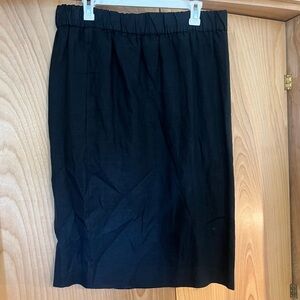 J Crew Pull on Linen Skirt